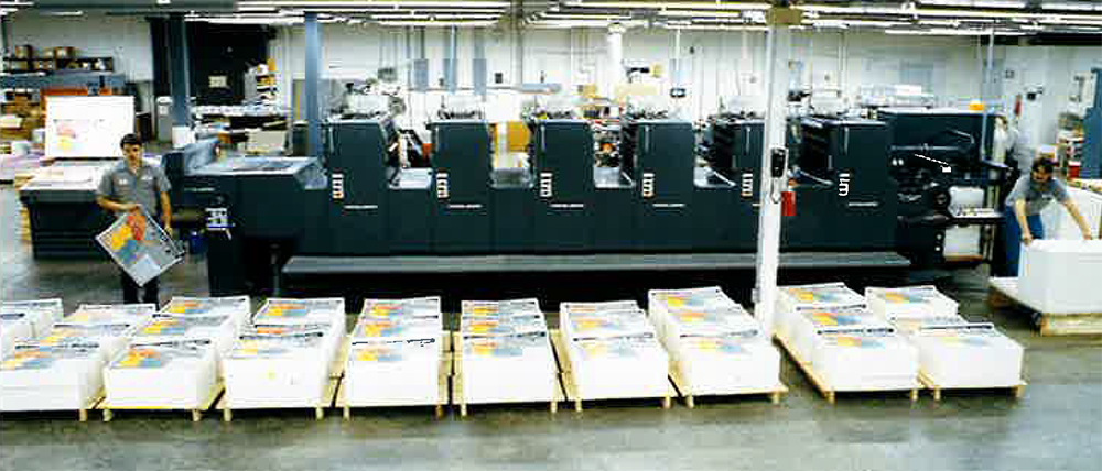 Alternative view of Heidelberg 6-Color MOSP-H, CPC, Alcolor SN:610,660